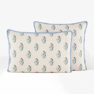 La Redoute Floriane Floral 20% Recycled Cotton Pillowcase