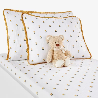 La Redoute Tulipe Cotton Muslin Pillowcase
