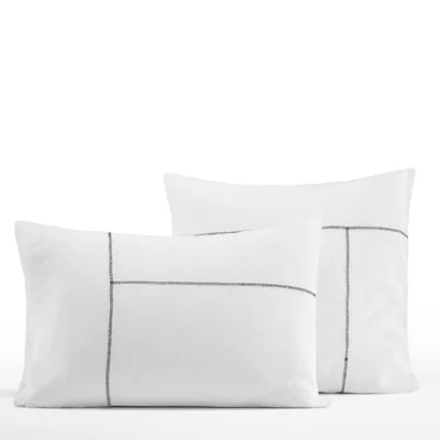La Redoute Melki 100% Washed Linen Pillowcase