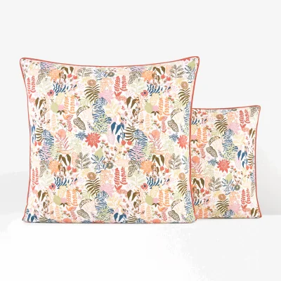 La Redoute Ecuador Tropical 100% Cotton Percale 200 Thread Count Pillowcase