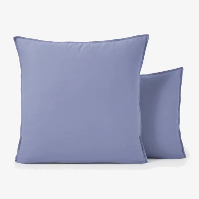 La Redoute Scenario Plain 100% Washed Cotton Pillowcase