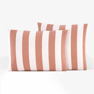 La Redoute Tamori Striped 100% Cotton Pillowcase