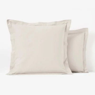 La Redoute Scenario Plain Flounce 100% Organic Cotton Pillowcase