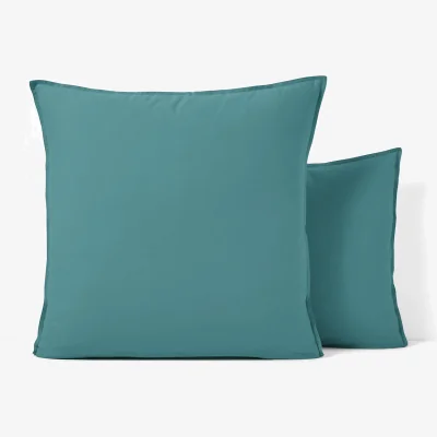 La Redoute Scenario Plain 100% Washed Cotton Pillowcase
