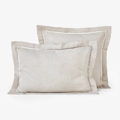 La Redoute Scala 100% Washed Linen 200 Thread Count Pillowcase