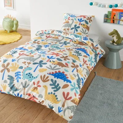 La Redoute Recycled Microfibre Bed Set with Square Pillowcase