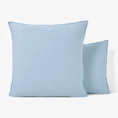 La Redoute Scenario Plain 100% Washed Cotton Pillowcase