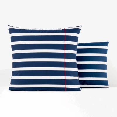 La Redoute Malo Striped 100% Cotton Pillowcase