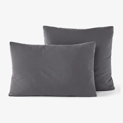 La Redoute Piki 100% Organic Washed Cotton 300 Thread Count Pillowcase
