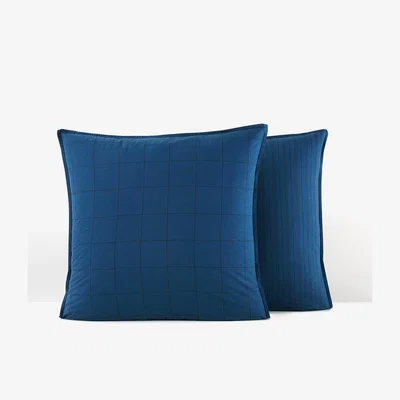 La Redoute Monille Denim Washed Cotton Pillowcase