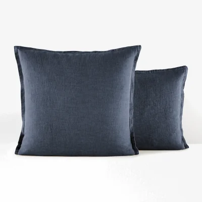 La Redoute Linot Ruffle 100% Washed Linen Pillowcase