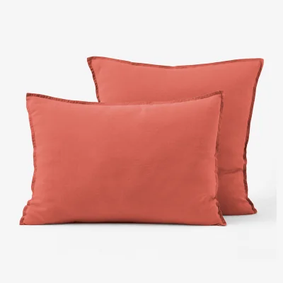 La Redoute Elina 100% Washed Linen Pillowcase
