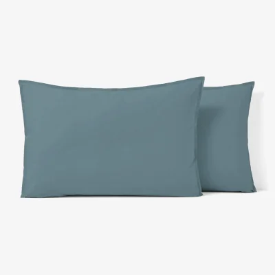 La Redoute Scenario Plain 100% Cotton Percale 200 Thread Count Pillowcase