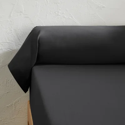 La Redoute Scenario Plain 100% Cotton Bolster Pillowcase