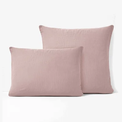 La Redoute Kumla Plain Cotton Muslin Pillowcase