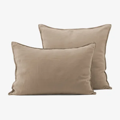 La Redoute Helm 100% Washed Hemp Pillowcase