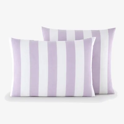 La Redoute Tamori Violet Cotton Pillowcase