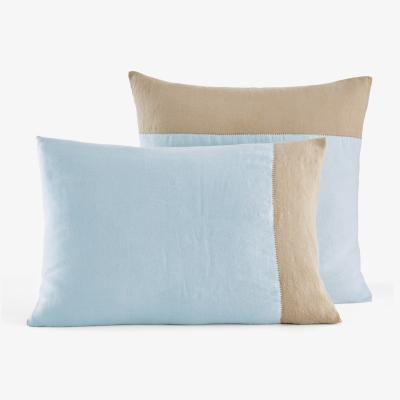La Redoute Hempi Two-Tone 100% Washed Hemp Pillowcase