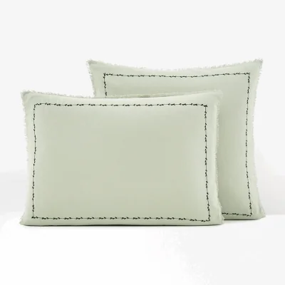 La Redoute Eleanor Cotton and Linen Pillowcase