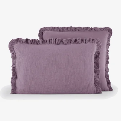 La Redoute Kumla Plain Cotton Muslin Pillowcase