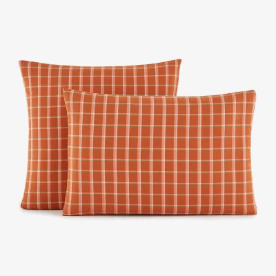 La Redoute Brieuc Caramel Pillowcase in Cotton