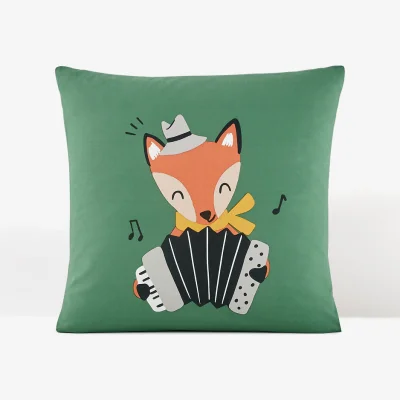 La Redoute Swinggy Fox 100% Cotton Pillowcase