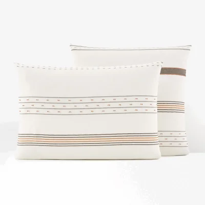 La Redoute Nuhala Striped 100% Cotton Pillowcase
