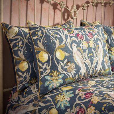 La Redoute Songbird Wildflower Slub 100% Cotton Pillowcase