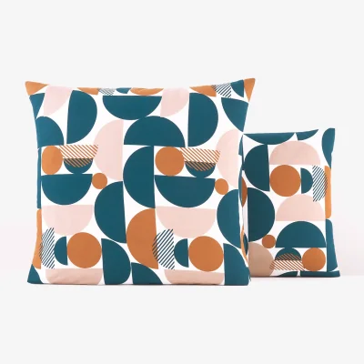 La Redoute Combo Graphic Cotton Pillowcase