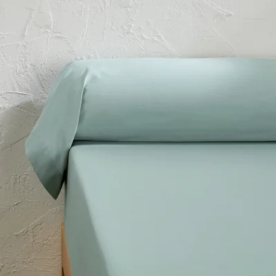 La Redoute Best Quality Plain 100% Cotton Percale 200 Thread Count Bolster Pillowcase