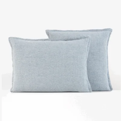 La Redoute Linot Ruffle 100% Washed Linen Pillowcase