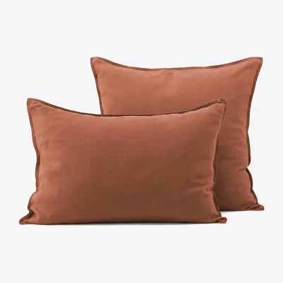 La Redoute Helm 100% Washed Hemp Pillowcase