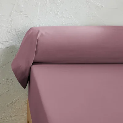 La Redoute Best Quality Plain 100% Cotton Percale 200 Thread Count Bolster Pillowcase