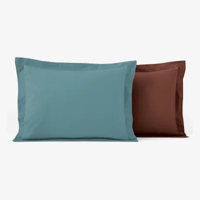 La Redoute Two-Tone Cotton Pillowcase