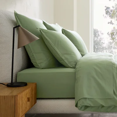 La Redoute Sabbal Washed Cotton Percale 300 Thread Count Pillowcase
