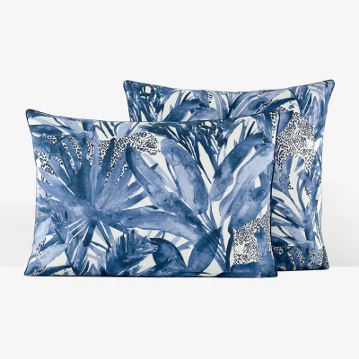 La Redoute Pewarna Tropical 100% Cotton Percale 200 Thread Count Pillowcase