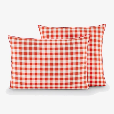 La Redoute Veldi Orange Cotton Pillowcase