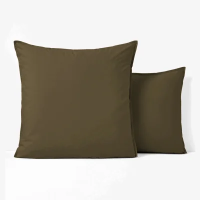 La Redoute Scenario Plain 100% Cotton Percale 200 Thread Count Pillowcase