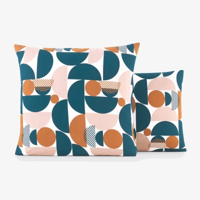 La Redoute Combo Graphic Cotton Pillowcase
