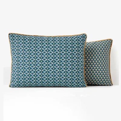 La Redoute Pallazzo Graphic Cotton Pillowcase