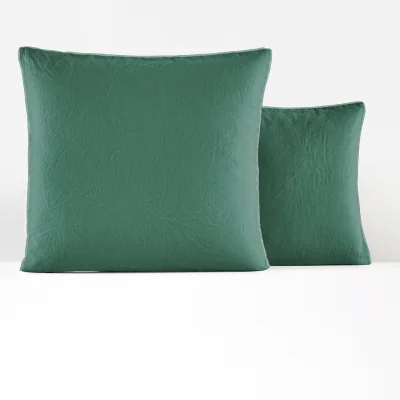 La Redoute Lior Striped Linen Cotton Pillowcase