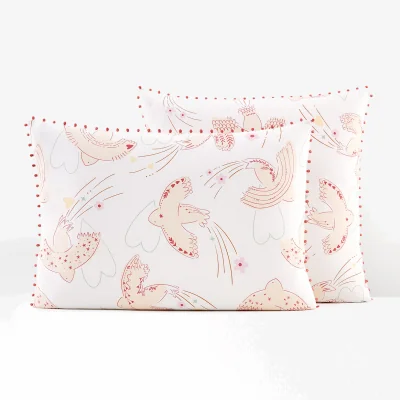 La Redoute Suzanna Dove 100% Cotton Pillowcase