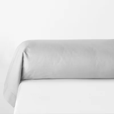 La Redoute Scenario Plain 100% Cotton Bolster Pillowcase