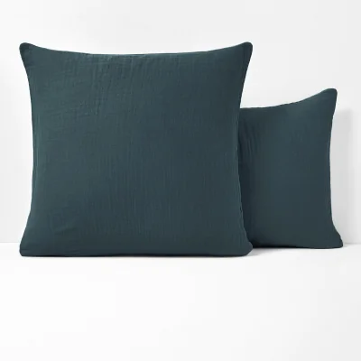 La Redoute Kumla Plain 100% Cotton Muslin Pillowcase