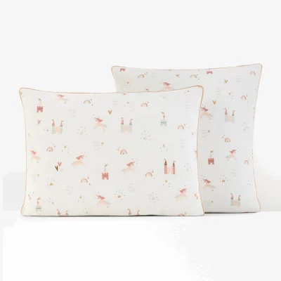 La Redoute Unicorn Castle 100% Cotton Pillowcase