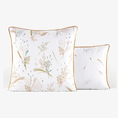 La Redoute Graminée Floral 100% Cotton Pillowcase