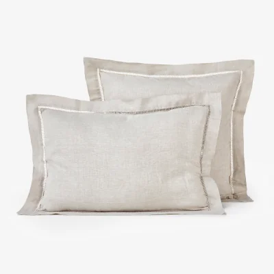 La Redoute Scala 100% Washed Linen 200 Thread Count Pillowcase