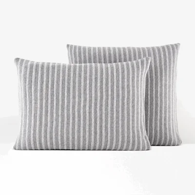 La Redoute Archi Striped 100% Cotton Jersey Pillowcase