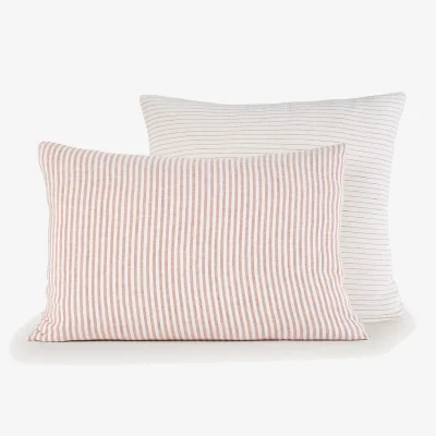 La Redoute Deutzia Dyed Woven Washed Linen Pillowcase