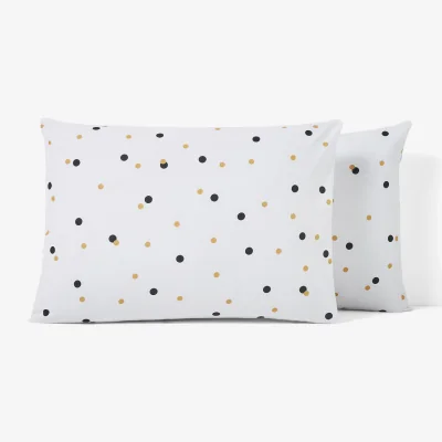 La Redoute Perfect Night Spotted 100% Cotton Pillowcase